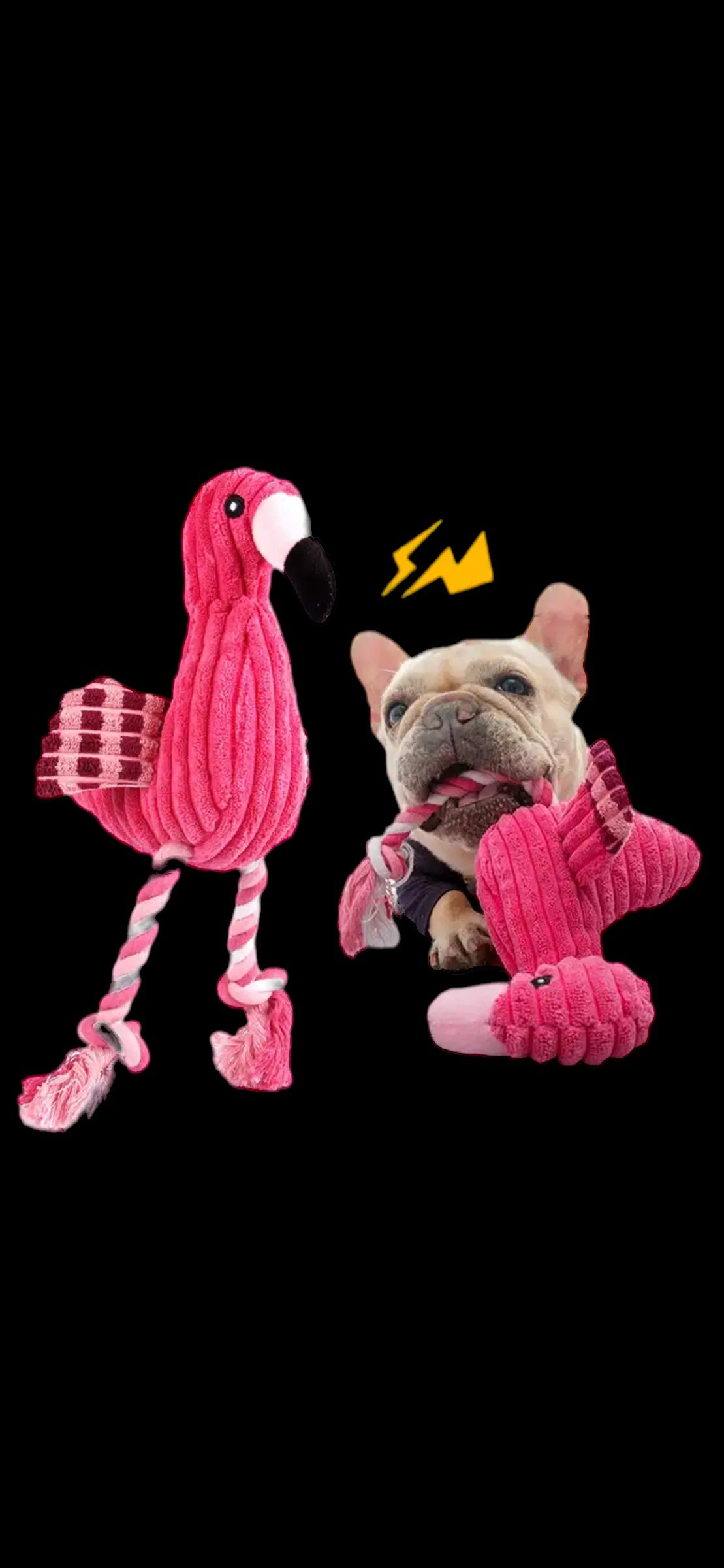 Flamingo Dog Toy