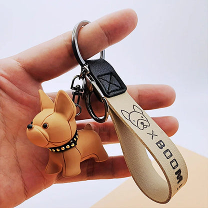 French Bulldog Keyring